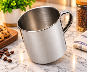 แก้วมัคสแตนเลสสตีลสีเงิน Dynore Premium สำหรับชา กาแฟ นม และเครื่องดื่มอเนกประสงค์ เหมาะสำหรับเสิร์ฟที่บ้าน คาเฟ่ ร้านอาหาร - Product Image 6