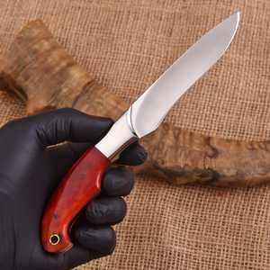 Custom handmade stainless steel drop point <b>knife</b> Color Camel <b>Bone</b> <b>handle</b> hunting <b>knife</b> Fixed blade stainless steel <b>knife</b> - Product Image 3