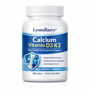 Tabletas de Calcio, Vitamina D3 y K2 para Adultos, Mejora la Densidad Ósea, 500 mg, 100 Unidades, Fabricante de Suplementos Minerales de Marca Privada OEM - Product Image 2