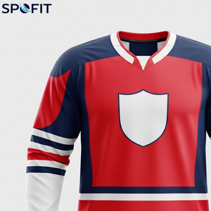 Jersey de Hockey sobre Hielo Personalizado, Sublimado con Impresión por Transferencia de Calor, Servicio OEM, Jersey de Hockey sobre Hielo para Clubes, Jersey de Hockey sobre Hielo Ligero - Product Image 3