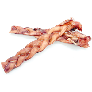 Natural Crafts Braided Buffalo Chew <b>Sticks</b> For Aggressive Dog Chewers - Product Image 1