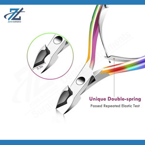 Luxury Professional Stainless Steel Cuticle Nipper <b>Set</b> Curved Blade <b>Nail</b> Pusher Manicure Pedicure Tool for Salon Use - Product Image 4