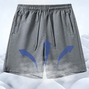 Pantalones Cortos Deportivos de Lona de Algodón de Alta Calidad para Hombre, Color Sólido Personalizado, Cintura Media, Transpirables, Casuales, Nueva Llegada - Product Image 4