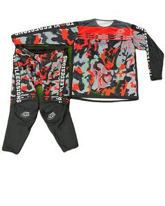 Vêtements de sport personnalisés en gros, maillot de course de motocross, impression par sublimation, respirant, coupe-vent, séchage rapide, course automobile moto - Product Image 1