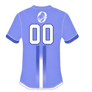 ชุดรักบี้สีขาวม่วงอ่อน เสื้อเจอร์ซีย์แขนสั้นมีซิปด้านหน้า กางเกงขาสั้นเข้าชุด ระบายอากาศได้ดี เหมาะสำหรับการฝึกซ้อมและการแข่งขันกีฬา - Product Image 5