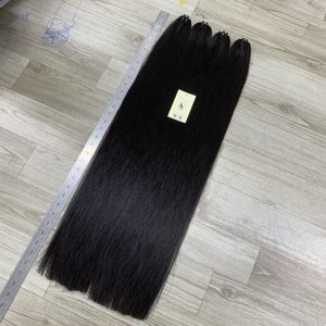 Cheveux bruts non traités Paquets de cheveux de haute qualité Extensions de trame Grade 12A Cheveux humains droits naturels noirs Vietnam - Product Image 6
