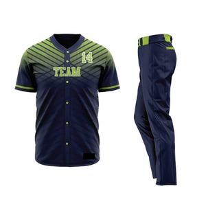 Camiseta de Béisbol con Logotipo Personalizado, Transpirable, de Secado Rápido, Uniforme de Equipo Sublimado para Hombre, Venta al Por Mayor - Product Image 6