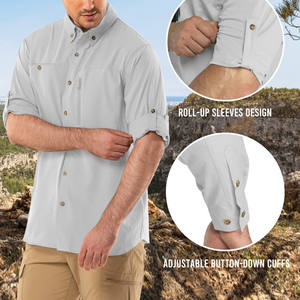 เสื้อเชิ้ตเดินป่าสำหรับผู้ชาย แขนยาวเต็มตัว สำหรับเดินป่า ปีนเขา ล่าสัตว์ เสื้อเชิ้ตผู้ชายสไตล์ลำลอง เสื้อผ้าสตรีทแวร์ เสื้อเชิ้ตเดินป่าสำหรับผู้ชาย - Product Image 5