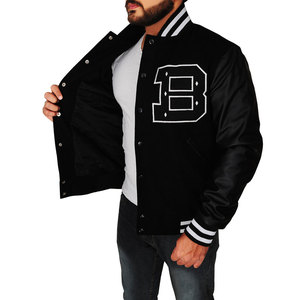High Quality College Baseball Jacket For <b>Boys</b> Custom Logo Embroidery Design Winter Wear Letterman Varsity Jackets - Product Image 2