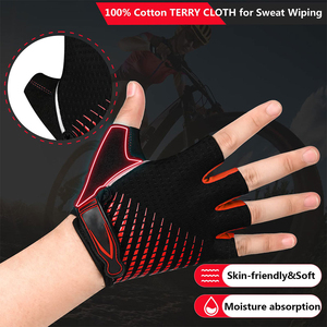 Guantes de Ciclismo Personalizables de Alta Calidad para Hombre con Palmas Acolchadas de Secado Rápido, con Envío y Entrega - Product Image 3