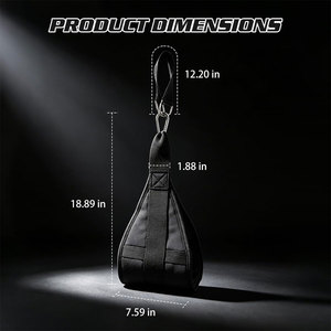 Unisex Heavy-Duty Durable Cotton Latex Nylon Ab Straps Fitness Gym Hanging <b>Pull</b>-<b>Up</b> <b>Bar</b> Arm Padded Core Workouts Fitness Workout - Product Image 6
