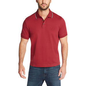 Camiseta Polo Deportiva Activa para Hombre, Manga Corta, Tejido de Punto Liso que Absorbe la Humedad, con Logotipo Personalizado - Product Image 4