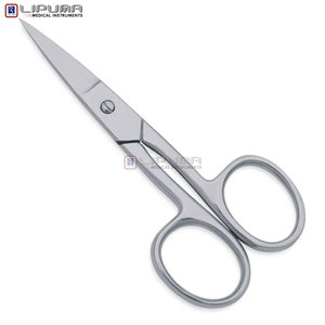 Compre Tijeras para Cutículas de Punta Fina Personalizadas OEM ODM, Mango de Acero Inoxidable, Hoja Curva Afilada de Precisión para el Cuidado de las Uñas - Product Image 1