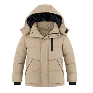 Chaqueta Bomber de Algodón Grueso para Hombre, Estilo Urbano, con Estampado Personalizado y Bordado, 350GSM, Felpa Francesa, Talla Grande - Product Image 4