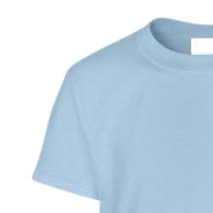 T-shirt bleu à manches courtes et col rond pour tout-petit avec petit motif graphique, idéal pour la maternelle et le quotidien, vêtement confortable - Product Image 4