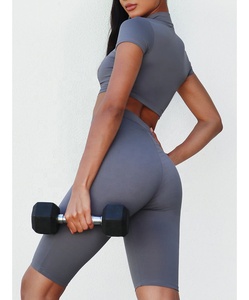 Conjunto Deportivo de Yoga para Mujer, Suave, Transpirable, de Spandex sin Costuras, Cintura Alta, para Gimnasio, Running, Yoga y Ejercicio en Casa - Product Image 3