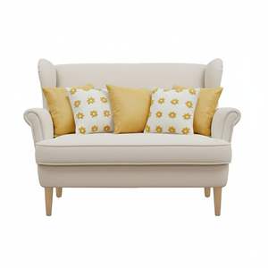 SOGA Ensemble de 5 housses de coussin en velours doré et motif marguerite rétro, style moderne et rétro, décoratives et pour coussins de canapé, pour la maison - Product Image 1