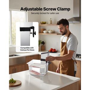 Circolatore a Immersione Smart Sous Vide da 1500W per Cottura di Precisione con Display Digitale a LED e Regolazione a Vite - Product Image 4