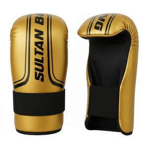 Guantes de Boxeo Profesionales de Piel Sintética PU con Cierre de Velcro para Artes Marciales y Entrenamiento de Boxeo - Product Image 1