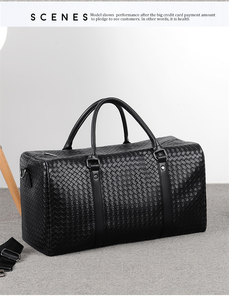 Sac de voyage en cuir véritable pour homme, bagage de luxe pour week-end, sac à main très vendu 2026 - Product Image 6