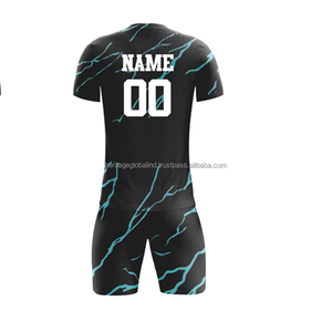 Factory Wholesale Custom Soccer Uniform Set Breathable <b>Waterproof</b> Kit <b>Socks</b> Features New Logo Printing 100% Polyester Cheap Rate - Product Image 6