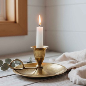 Handmade Bronze <b>Candle</b> Holders <b>Set</b> of 2 Twisted Design for Home Decoration - Product Image 6