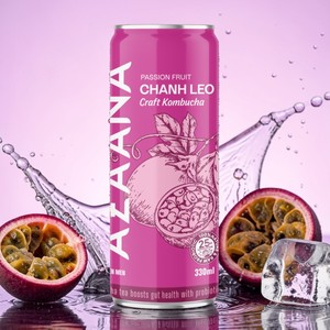 เครื่องดื่มคอมบูชาเสาวรส เครื่องดื่มธรรมชาติ รับผลิตแบบ OEM แบรนด์ส่วนตัว จำหน่ายส่ง โรงงานผลิต รับผลิตตามสั่ง - Product Image 1