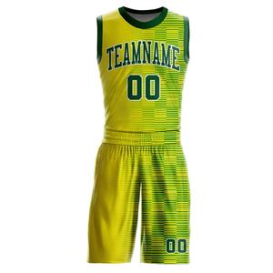 Ensemble d'uniformes de basketball personnalisés en polyester premium avec impression de nouveau design, grandes tailles, 100 % polyester - Product Image 4
