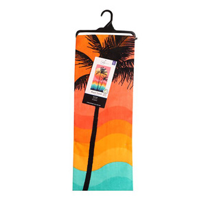 Custom Made High Quality Microfiber Beach Towel Tropical Palm <b>Tree</b> Print Quick Dry Sand Free Travel Towel - Product Image 1