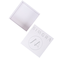 Scatola Regalo di Lusso Personalizzata con Coperchio Rigido e Base, Logo in Lamina d'Oro in Rilievo, Confezione in Cartone per Gioielli e Cosmetici
