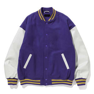 Veste varsity décontractée d'hiver à bas prix, 100% laine, coupe classique, séchage rapide, style Letterman - Product Image 5