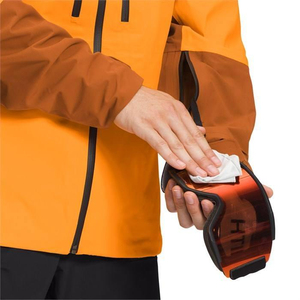 Men's <b>Orange</b> Hooded Puffer <b>Jacket</b> Private Label Snow <b>Jacket</b> Waterproof Custom <b>Ski</b> Snowboard Winter Outdoor Clothing - Product Image 5