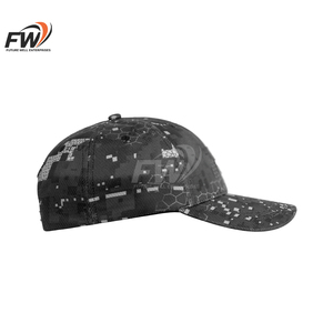 Casquette de camionneur camouflage marron 6 panneaux unie de haute qualité pour l'été, style 112, vente en gros - Product Image 5