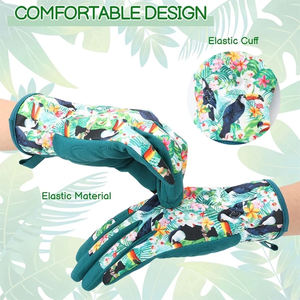 Guantes de Jardinería de Cuero Vacuno de Alta Calidad, Resistentes al Calor y a las Chispas, Protección Personal, Guantes de Jardinería Resistentes - Product Image 3