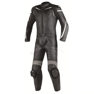Traje de Motociclismo de Cuero para Hombre de Alta Calidad, Transpirable, Impermeable y Resistente al Viento, para Invierno, con Colores y Logotipo Personalizables, 360g - Product Image 1