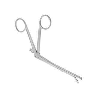 Forceps Ethmoid de 4,5 pouces avec tige, mâchoires angulées 2,5x10mm, en acier inoxydable allemand, instrument chirurgical nasal et sinusal pour ORL - Product Image 3