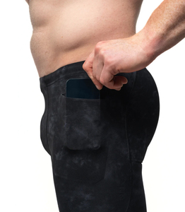 Pantalones de Compresión, Pantalones de Yoga Ajustados Sin Costuras para Hombre, Leggings Deportivos de Compresión para Correr, Pantalones Ajustados con Patrón Sólido - Product Image 6