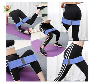 Set de Bandas de Resistencia para Entrenamiento de Cadera para Mujeres, Bandas Elásticas Anchas Antideslizantes para Ejercicios de Glúteos, de Poliéster Resistente - Product Image 1