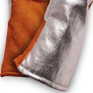 Gants de sécurité en cuir synthétique souple double couche, parfaits pour la lutte contre les incendies et les travaux industriels lourds, service OEM - Product Image 3