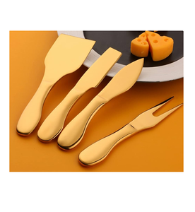 Brass <b>Cheese</b> <b>Set</b> Brown Packing Box Beaded Handle Design <b>Cheese</b> Knives Cake Pizza Server <b>Set</b> <b>Cheese</b> <b>Set</b> - Product Image 6