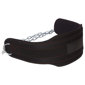 Heavy Duty Neoprene Dip Belt With Steel <b>Chain</b> For Weightlifting Strength Training Gym Workout Bodybuilding Fitness Support - Product Image 5