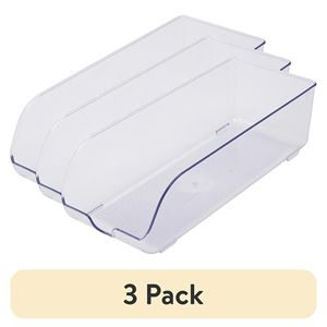 3 confezioni di plastica trasparente per frigorifero Soda può Dispenser per la conservazione degli alimenti e il contenitore - Product Image 1