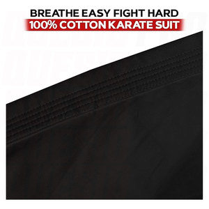 Uniforme Ligero para Niños y Adultos, Pantalones y Chaqueta para Estudiantes, Ropa de Artes Marciales para Entrenamiento de Karate, Taekwondo, Judo, Aikido, con Cinturón Gratis - Product Image 5