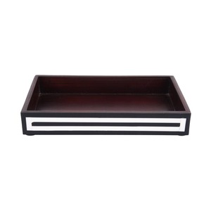 Premium Bone Inlay Rectangular Tray for <b>Coffee</b> <b>Table</b> Decoration - Product Image 1