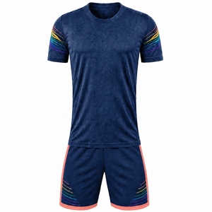 Jersey de Fútbol Económico al por Mayor, Personalizado, de Secado Rápido, Transpirable, Antibacterial, 100% Poliéster, Ligero - Product Image 1