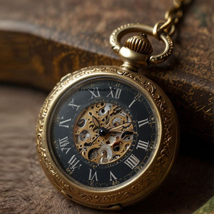 Reloj de Bolsillo de Plata con Grabado Simple, Precio Económico de Fábrica, a un Precio Impresionante - Product Image 5