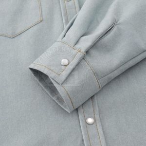 เสื้อผ้า FR คุณภาพดีที่สุด ผลิตตามสั่ง เสื้อเชิ้ตผ้าฝ้าย FR ทนไฟ เสื้อทำงานผ้าฝ้าย FR กันไฟ มาตรฐาน EN 1149 และ NFPA 2112 - Product Image 5