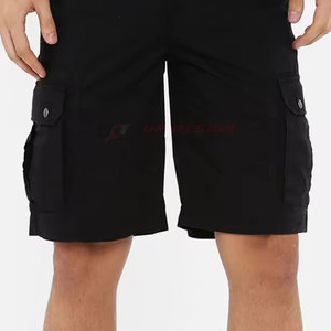 Custom Logo And Design Men’s <b>Cargo</b> Shorts Comfortable Multi Pocket Black Color <b>Work</b> Wear Shorts By Up Design International - Product Image 6
