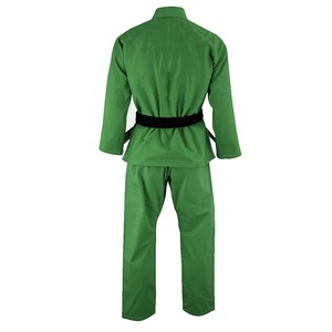 Uniforme de Karate Verde Oscuro 100% Algodón Elástico Ligero Transpirable de Secado Rápido Unisex para Adultos Resistente a la Contracción Uniformes de Karate para Hombre - Product Image 2