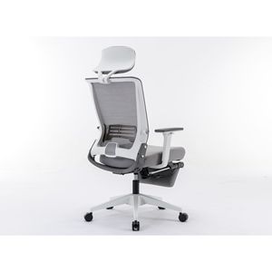 Sedia Ergonomica da Ufficio per Casa con Supporto Lombare Regolabile in Altezza, Poggiatesta e Braccioli Ribaltabili, Seduta di Alta Qualità - Product Image 6